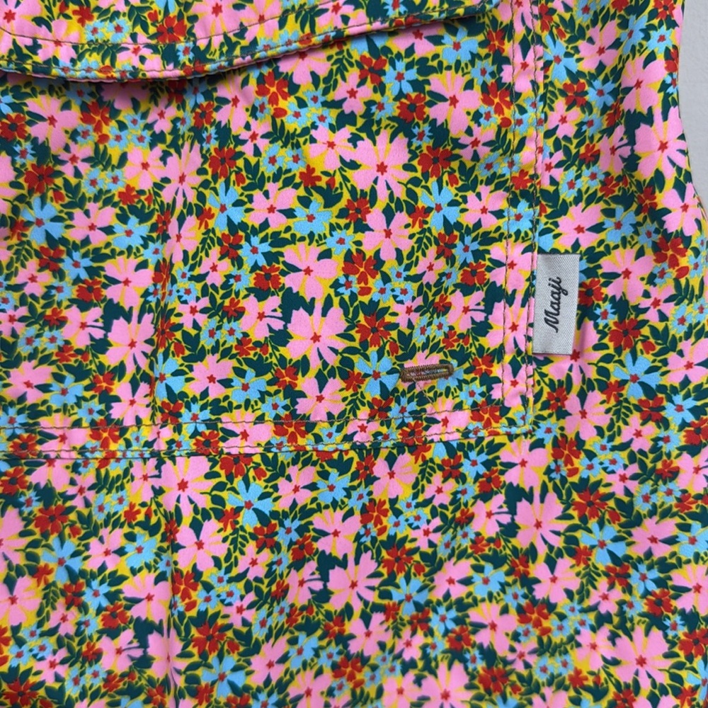 Maaji small men’s floral drawstring swim trunks like new board shorts - Picture 6 of 12